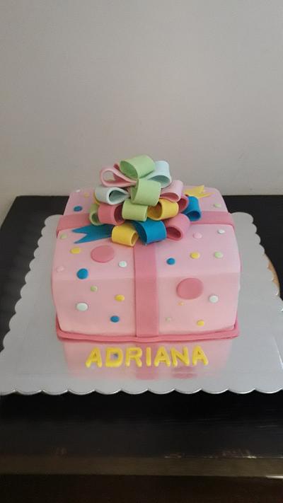 Gift box cake - Cake by Torte Panda