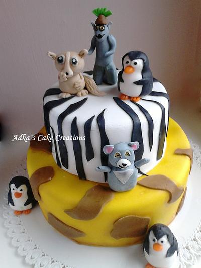 Madagascar Cake - Cake by AdkasCakesCreations