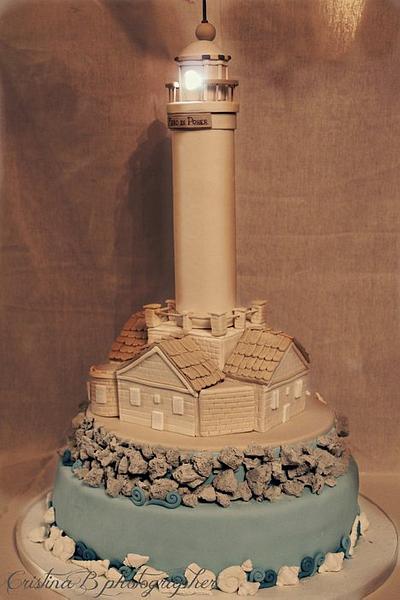  Porer Lighthouse - Cake by La Belle Aurore