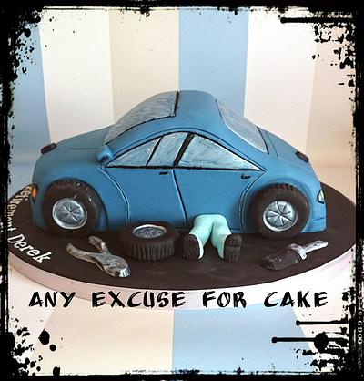 retirement car cake - Cake by Any Excuse for Cake