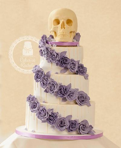 Skull Wedding Cake - Cake by CakesAtRachels