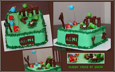 Angry birds cake - Cake by Classic Cakes by Sakthi