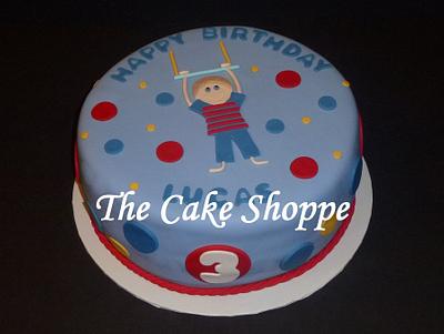 gymnastics cake - Cake by THE CAKE SHOPPE