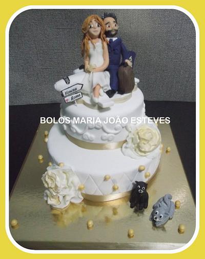 bolo de casamento  - Cake by esteves