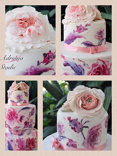 Rose  - Cake by Adriana Stadie.