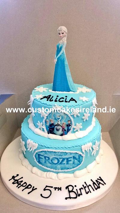 Elsa - Let if go!!  - Cake by Custom Cakes