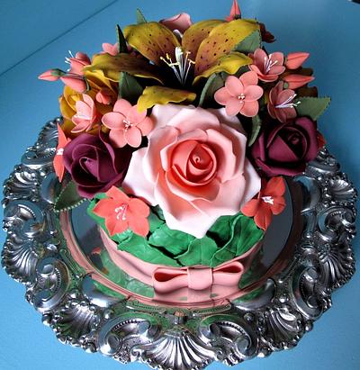 flower bouquet - Cake by Francisca Neves