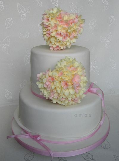 hearts of florets - Cake by lamps