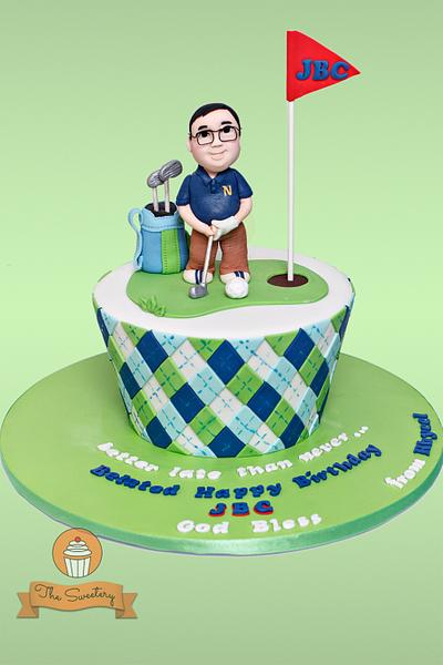 Golfer Cake - Cake by The Sweetery - by Diana