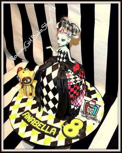 Frankie Stein Doll Cake - Cake by Maria @ RooneyGirl BakeShop