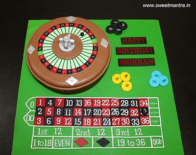 Roulette Wheel cake - Cake by Sweet Mantra Homemade Customized Cakes Pune