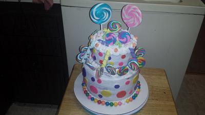 Lollipop, kid, birthday - Cake by Kia1020