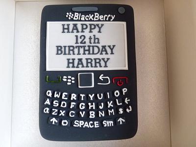 Blackberry Phone  - Cake by Sharon Todd
