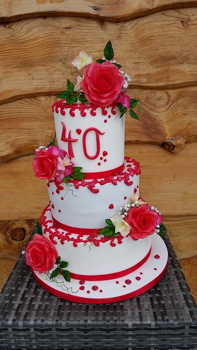 Rubin´s wedding day - Cake by Gabriela Rüscher