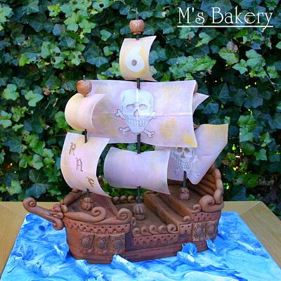Pirate Ship - Cake by M's Bakery