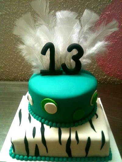 13th Birthday Cake - Cake by Amanda Trahan