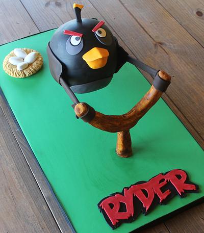 ~Angry Bird Cake~ - Cake by Bobbie Riddles