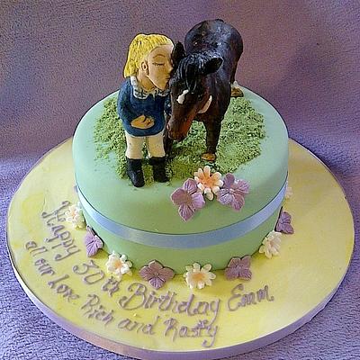 Me and my horse - Cake by soa