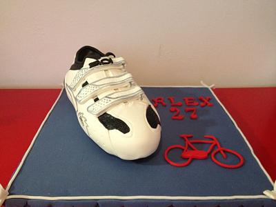 Bike shoe - Cake by El món dolç de Claudia