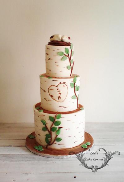 Wedding in the woods  - Cake by Zaafirah Adams  - Zee's Cake Corner 