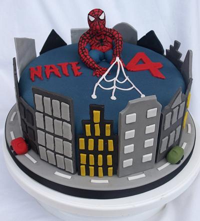 Spiderman Cake  - Cake by Kaylee