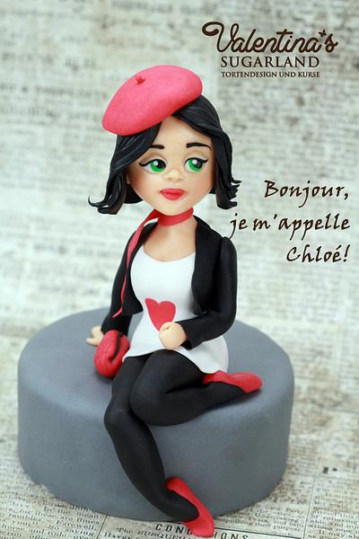 Chloé - basis fondant figurine - Cake by Valentina's Sugarland