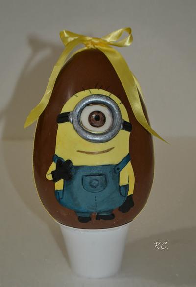 MINION Egg! - Cake by rosa castiello