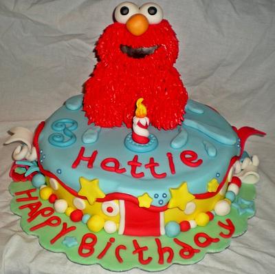 Elmo rainbow cake  - Cake by Time for Tiffin 