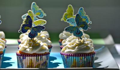 Vanilla Butterfly Cupcakes - Cake by Janet