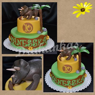 Dinosaur cake 2 - Cake by Drahunkas