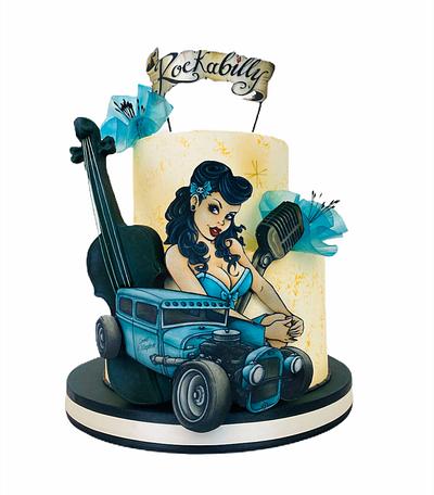 Rock à Billy cake - Cake by Cindy Sauvage 