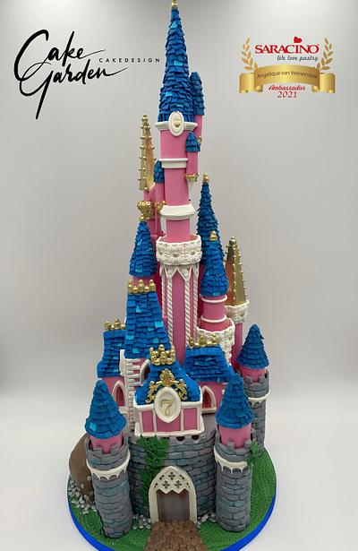 Disney Castle Cake  - Cake by Cake Garden 