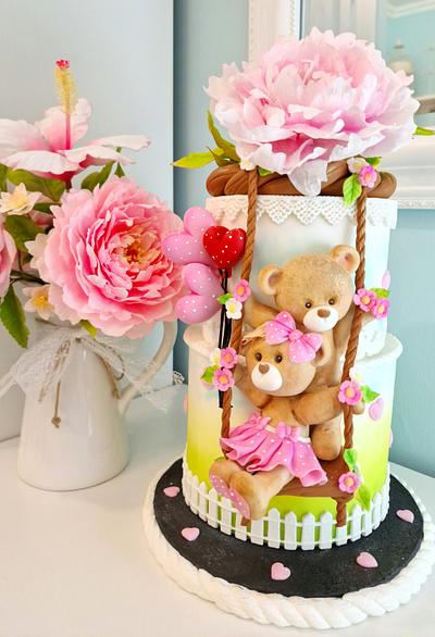 Lovely bears  - Cake by Kristina Mineva