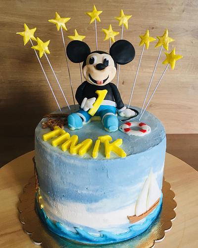 Mickey sailor cake - Cake by VVDesserts