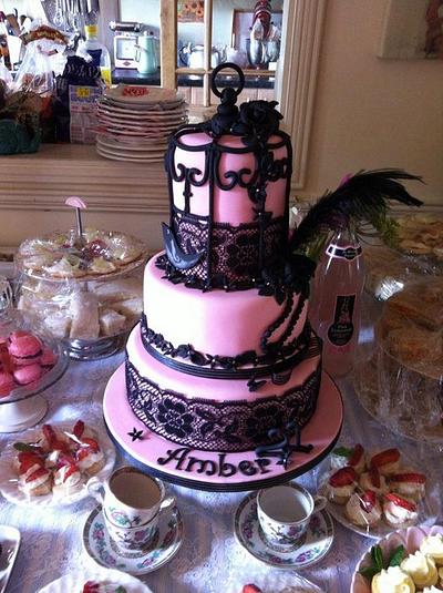 Birdcage cake - Cake by BARBARA CORBETT