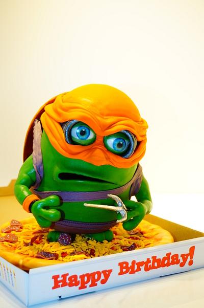 Ninja Turtles Minion cake  - Cake by Svetlana Petrova