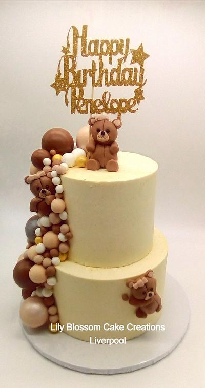 Teddy Buttercream Cake - Cake by Lily Blossom Cake Creations