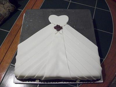 Bridal Gown - Cake by Tracy's Custom Cakery LLC