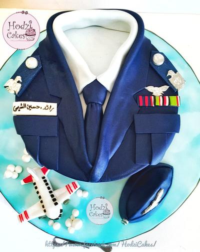 Egyptian Squadron Leader Cake🛩💙 - Cake by Hend Taha-HODZI CAKES