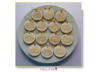 Place cards cookies - Cake by Il Mondo di TeMa