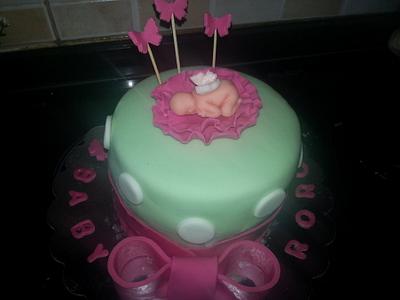 it's a girl cake - Cake by Muna's Cakes 