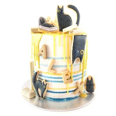 Cats - Cake by 27cakestudio