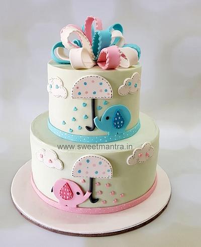 Boy or Girl cake - Cake by Sweet Mantra Homemade Customized Cakes Pune
