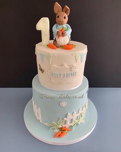 Peter Rabbit, and cupcakes  - Cake by Popsue