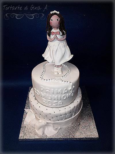 Communion cake  - Cake by Gina Assini