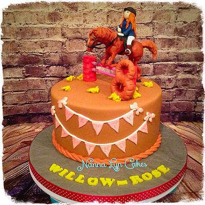 Horse and rider - Cake by Nanna Lyn Cakes