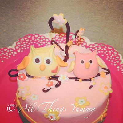 Owl cake - Cake by All Things Yummy