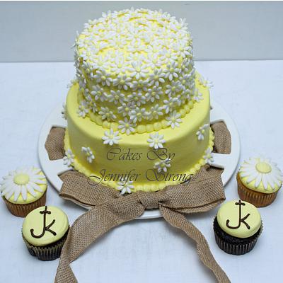 Daisy Wedding - Cake by Jennifer Strong