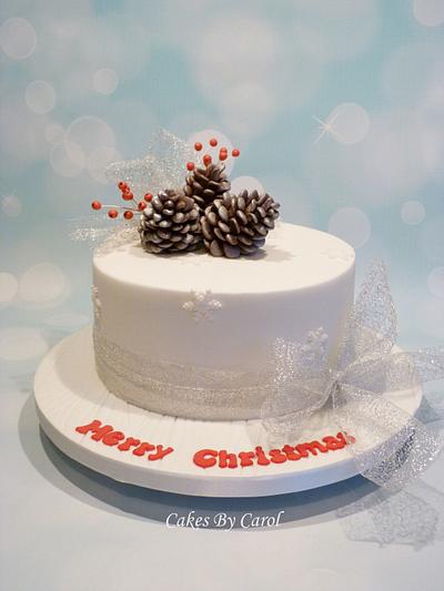 Simple Christmas cake - Cake by Carol