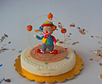 clown cake topper - Cake by Olma Iacono